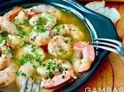 Gambas ajillo, tradición española receta