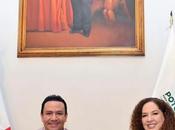 Magistrada Presidenta TEJA Secretario Gobierno reafirman compromiso legalidad transparencia