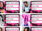 [+10] Etiquetas escolares TINI STOESSEL GRATIS para editar imprimir!