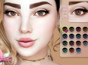 Sims colors: Nadia's Amber Sunset Eyes E14, contact lenses compatible‖