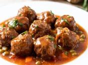 Albóndigas salsa almendras