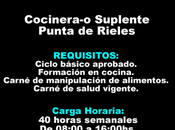 Cocinera-o Suplente Punta Rieles