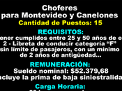 Choferes para Montevideo Canelones