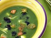 Sopa espárragos verdes