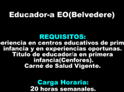 Educador-a EO(Belvedere)