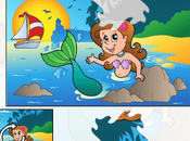 Puzzles-rompecabezas verano. Puzzles recortables