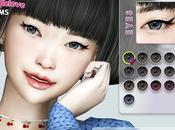 Sims colors: Ari's Crystal Soul Eyes E17, contact lenses compatible]