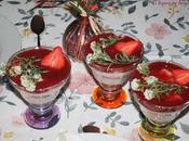 Copa crema fresas yogur mascarpone