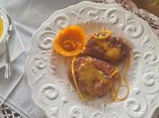 Torrijas naranja caramelizadas