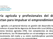 Ingeniería agrícola profesionales desarrollo local pactan para impulsar emprendimiento rural