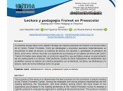 Pedagogía Freinet, lectura escritura: Investigaciones recientes México