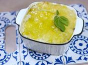 Lasaña gluten atún pesto