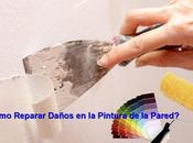 ¿Cómo Reparar Daños Pintura Pared?