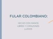 Fular colombiano, hecho manos libres corazones llen...