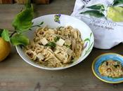 Spaghettis pesto limón