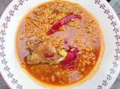 Arroz caldoso conejo estilo montes malaga