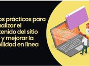 Pasos prácticos para actualizar contenido sitio mejorar visibilidad línea