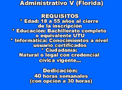 Convocatoria: Administrativo (Florida)