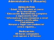 Convocatoria: Administrativo (Rosario)
