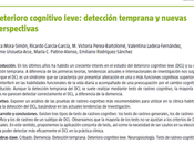 Deterioro Cognitivo Leve: Detección temprana nuevas perspectivas Mora-Simón col.