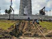 Acondicionan Plaza Revolución para misa papal Habana