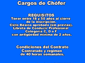 Cargos Chófer