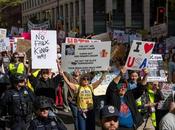 Millones manifestantes protestan contra Trump principales ciudades EEUU