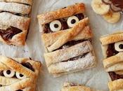 Pastelitos Nutella forma momia