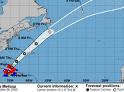 Melissa seguirá causando lluvias tránsito hacia Cuba.