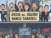 Fiesta Siglo Banco Sabadell, Champagne, Selfies… Cero Acciones para verdad trabajan