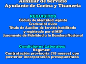 Auxiliar Servicio, Ayudante Cocina Tisanería ASSE