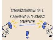 Comunicado Oficial Plataforma Afectados Wegow