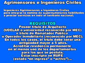 Supernumerarios Ingenieros Agrimensores Civiles