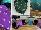 Purificación Abad impulsa moda desde Sevilla corbatas, gemelos insignias realzan elegancia masculina