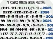 2026 partir nueve primeros números enteros positivos
