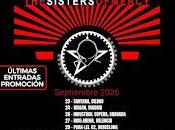 Sisters Mercy, conciertos España septiembre 2026